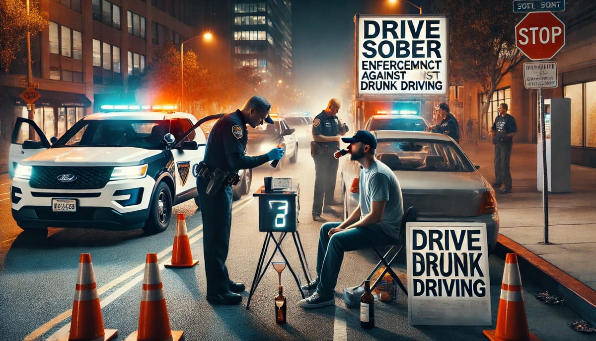 Drive Sober: Enforcement Against Drunk Driving