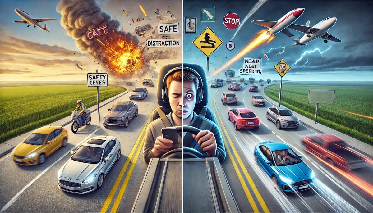 How Much Do Distraction, Emotion, and Other Unsafe Behaviors Increase Driving Risk?