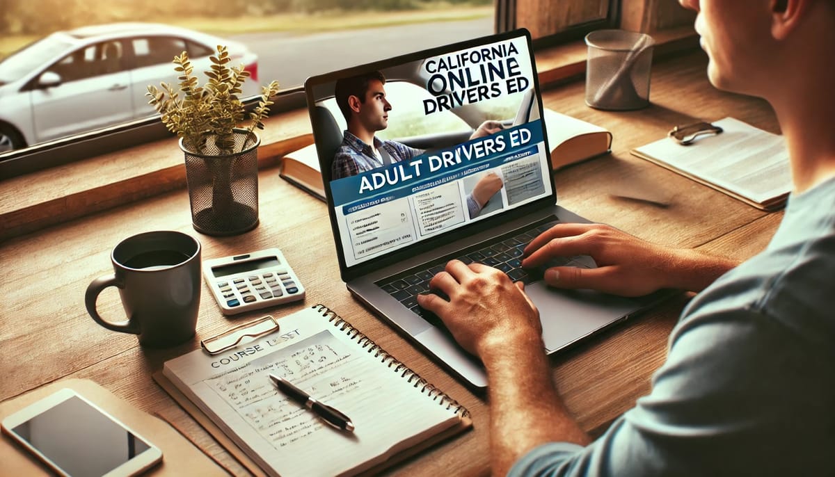 California Online Adult Drivers Ed For Safe Driving Success