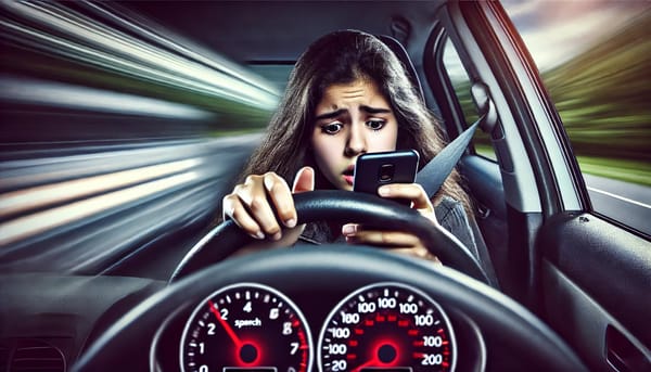 Speeding, Texting A Dangerous Duo for Teen Drivers