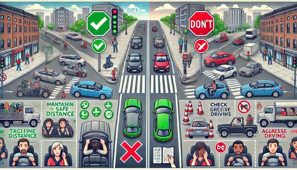 The Do’s and Don’ts of Driving in Traffic  Get Drivers Ed