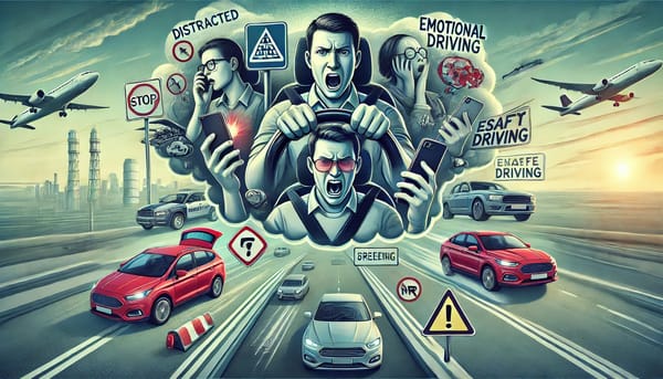 Understanding the Risks: Distraction, Emotion, and Unsafe Driving Behaviors