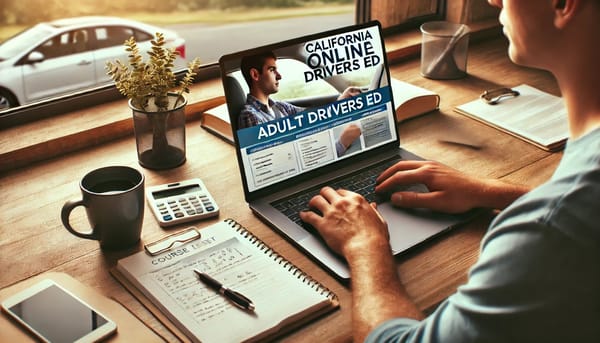 California Online Adult Drivers Ed For Safe Driving Success
