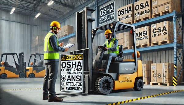 Forklift Certification Course: Ensure OSHA, ANSI, CSA Compliance
