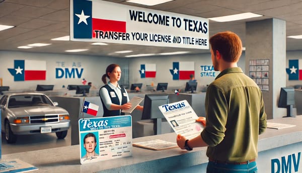 How To Transfer Your Driver's License And Title To Texas