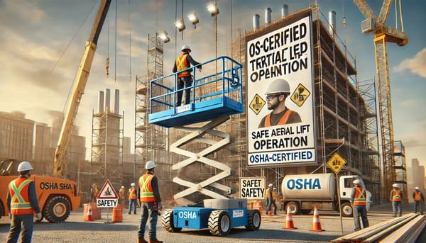 Work Smart, Work Safe: OSHA Aerial & Scissor Lift Guide