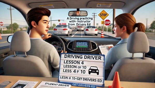 Master The Road with A 10 Hour Driving Lesson Program
