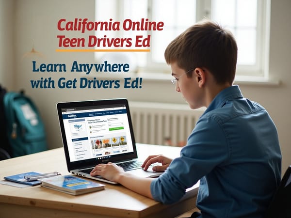 California Online Teen Drivers Ed: Learn the Rules of the Road from Home